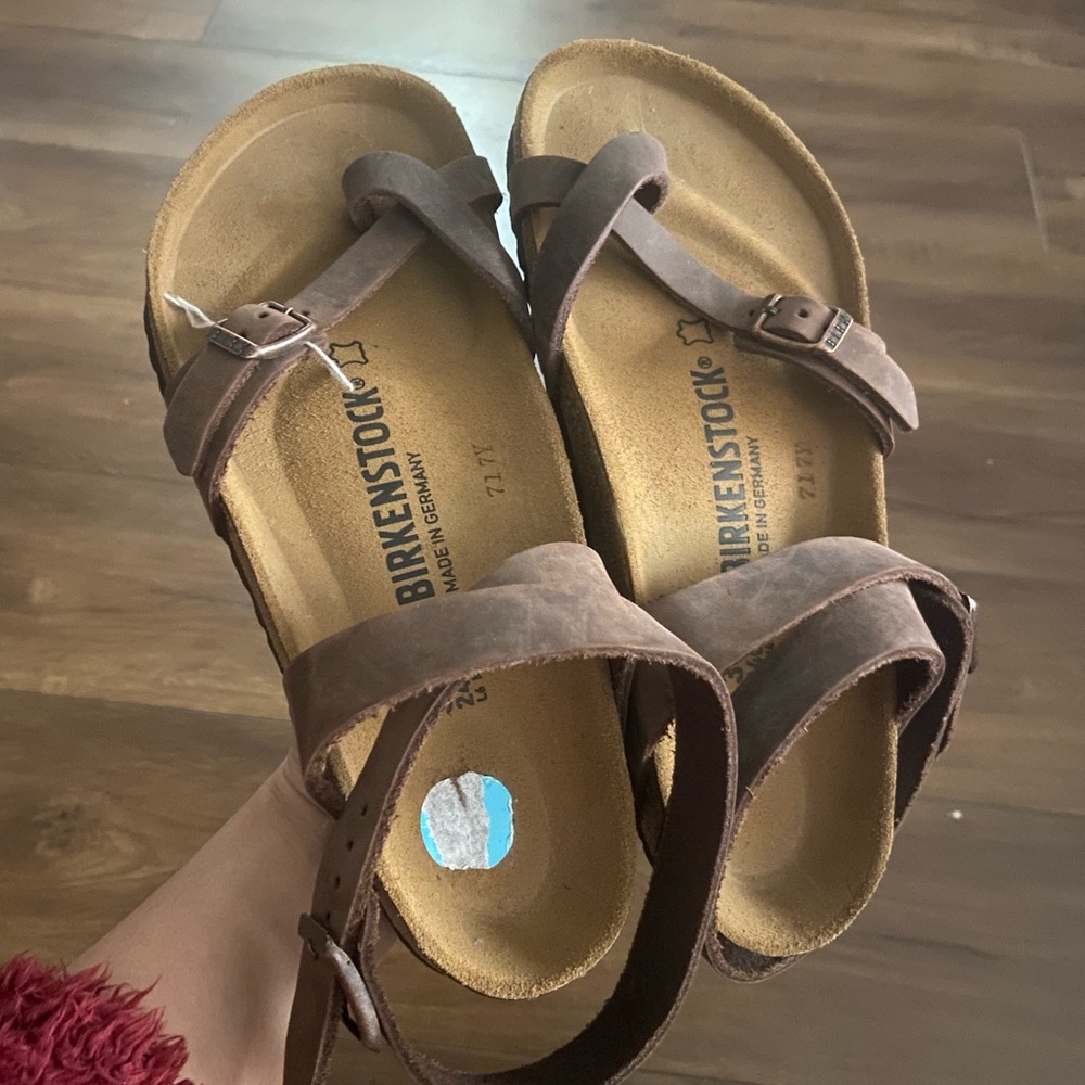 Birkenstock Tan Leather Sandals